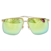 グッチ サングラス GG0365S グリーン ゴールド シルバー プラスチック レディース GUCCI 【中古】